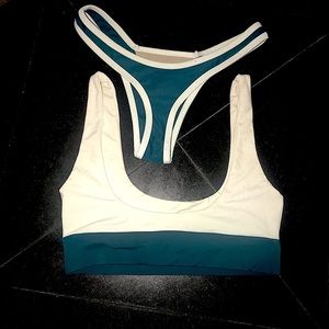 FAE Swim Color Block Bikini Set